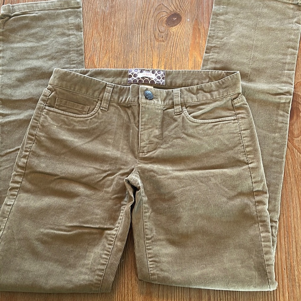 J Crew Matchstick Corduroy Pants Like New 27R
